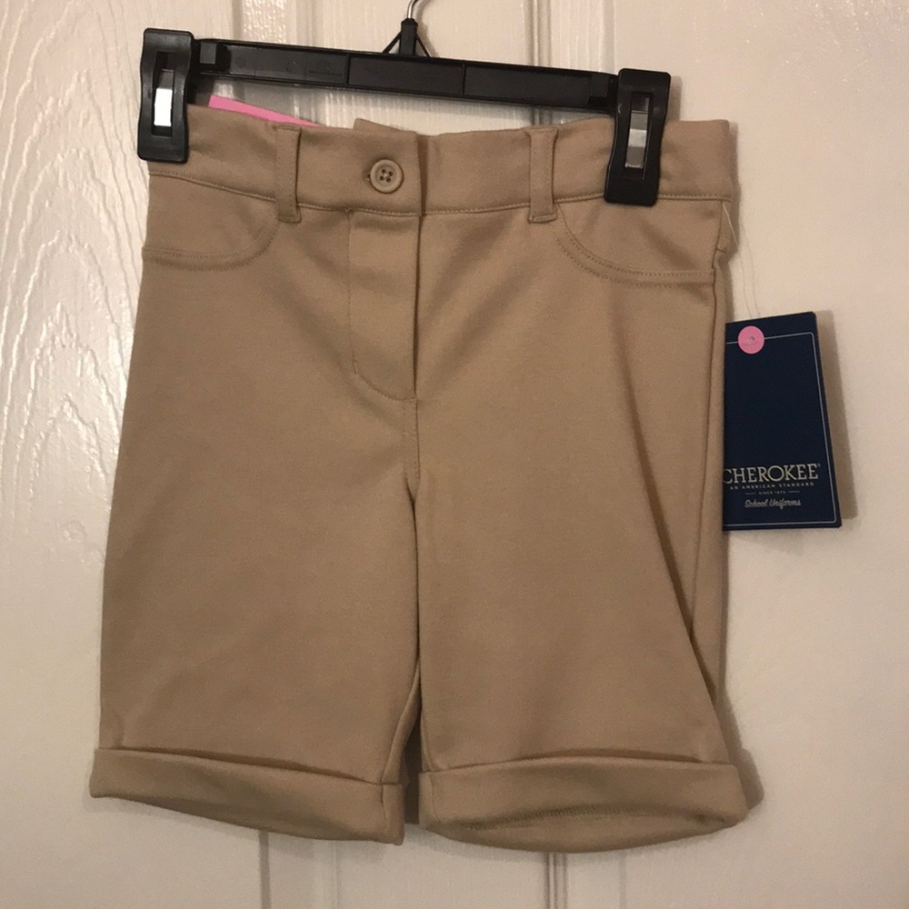 Girls school uniform shorts